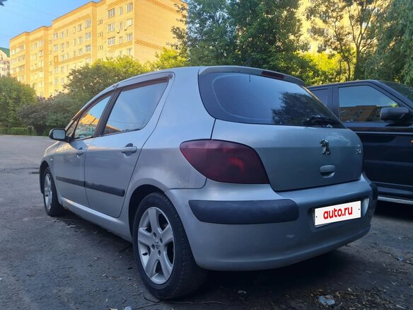 2002 Peugeot 307 I, серебристый, 230000 рублей - вид 6