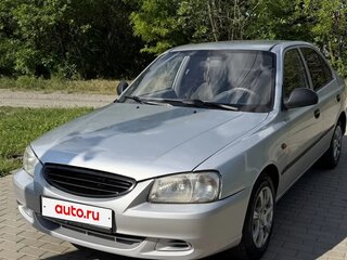 2005 Hyundai Accent ТагАЗ II, серебристый, 300000 рублей, вид 1