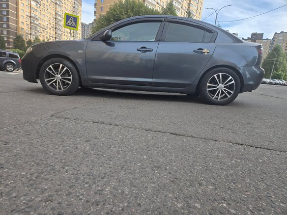 2008 Mazda 3 I (BK) Рестайлинг, серый, 450000 рублей - вид 3