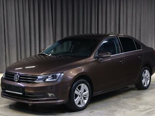 2015 Volkswagen Jetta VI Рестайлинг, коричневый, 949000 рублей, вид 1
