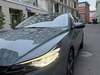 2021 Hyundai Elantra VII (CN7), серый, 1850000 рублей, вид 4