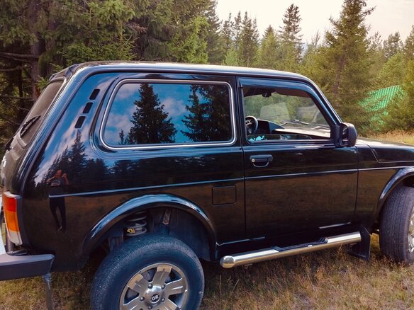 2019 Lada (ВАЗ) 2121 (4x4) I Рестайлинг (2020), чёрный, 670000 рублей - вид 4