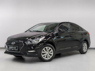 2017 Hyundai Solaris II, чёрный, 975000 рублей, вид 1