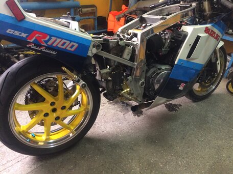 1985 Suzuki GSX-R 1100, синий, 1150000 рублей, вид 2