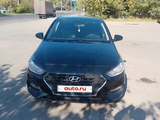 2017 Hyundai Solaris II, чёрный, 1150000 рублей, вид 1