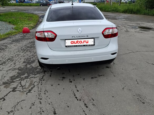 2014 Renault Fluence I Рестайлинг, белый - вид 2