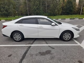 2021 Hyundai Elantra VII (CN7), белый, 1230000 рублей, вид 4