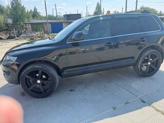 2008 Volkswagen Touareg I Рестайлинг, чёрный, 1000000 рублей, вид 5