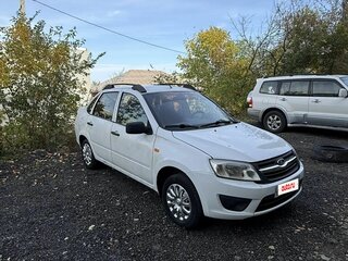 2014 Lada (ВАЗ) Granta I, белый, 255000 рублей, вид 3