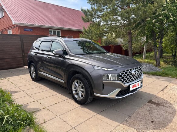 2021 Hyundai Santa Fe IV Рестайлинг, серый, 3029000 рублей - вид 1