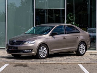 2018 Skoda Rapid I Рестайлинг, бежевый, 1125000 рублей, вид 1