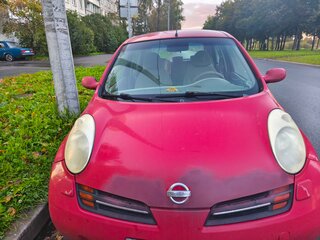 2004 Nissan Micra III (K12), красный, 210000 рублей, вид 1