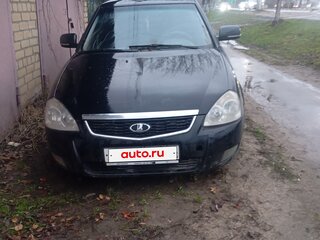 2008 Lada (ВАЗ) Priora I, чёрный, 110000 рублей, вид 4