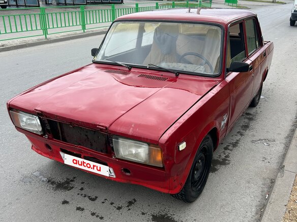 2008 Lada (ВАЗ) 2107, красный, 86000 рублей