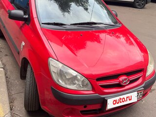 2007 Hyundai Getz I Рестайлинг, красный, 370000 рублей, вид 1