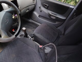 2011 Hyundai Accent ТагАЗ II, чёрный, 300000 рублей, вид 5