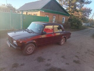2008 Lada (ВАЗ) 2107, пурпурный, 80000 рублей, вид 1