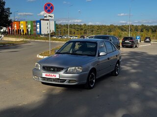 2004 Hyundai Accent ТагАЗ II, серебристый, 315000 рублей, вид 1
