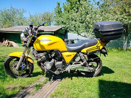 1993 Honda CB 400 Super Four, жёлтый, 260000 рублей, вид 2
