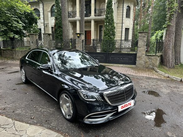 2018 Mercedes-Benz Maybach S-Класс 450 I (X222) Рестайлинг, чёрный, 4500000 рублей - вид 9