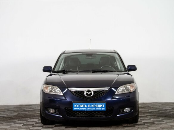 2008 Mazda 3 5-speed I (BK) Рестайлинг, синий, 759000 рублей - вид 1