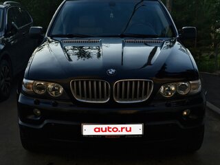 2003 BMW X5 3.0i I (E53) Рестайлинг, чёрный, 945000 рублей, вид 1