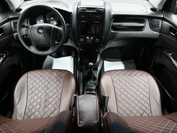 2007 Kia Sportage II, коричневый - вид 9