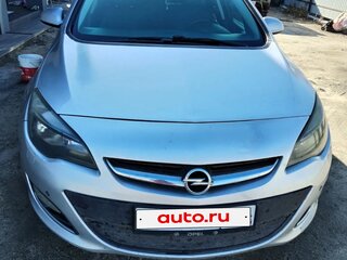 2012 Opel Astra J Рестайлинг, серебристый, 420000 рублей, вид 1