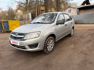 2015 Lada (ВАЗ) Granta I, серебристый, 380000 рублей, вид 3