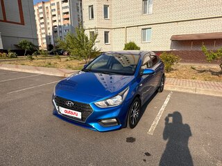 2017 Hyundai Solaris II, синий, 1100000 рублей, вид 3