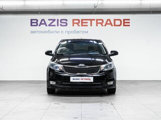 2015 Kia Rio III Рестайлинг, чёрный, 1159000 рублей, вид 2