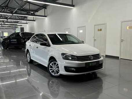 2018 Volkswagen Polo V Рестайлинг, белый, 1045000 рублей, вид 5
