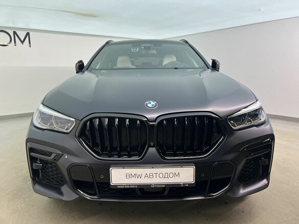 2022 BMW X6 M50i III (G06), синий, 10990000 рублей - вид 3