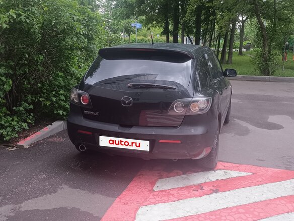 2008 Mazda 3 I (BK) Рестайлинг, чёрный, 650000 рублей - вид 3