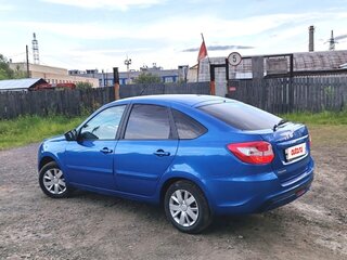 2019 Lada (ВАЗ) Granta I Рестайлинг, синий, 720000 рублей, вид 4