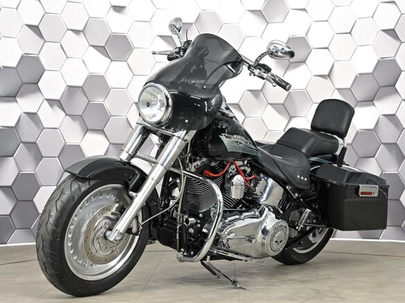 2009 Harley-Davidson Fat Boy, чёрный, 949000 рублей - вид 1