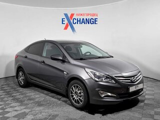 2014 Hyundai Solaris I Рестайлинг, серый, 718000 рублей, вид 3
