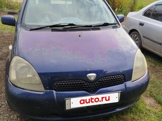 2001 Toyota Vitz I (P10), синий, 350000 рублей, вид 1