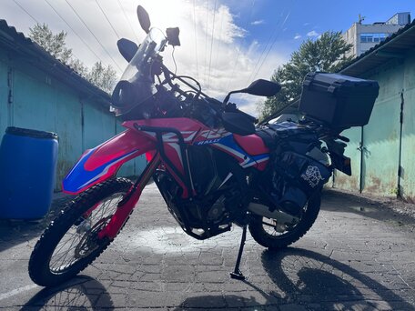 2024 Honda CRF 250L Rally, красный, 650000 рублей, вид 3