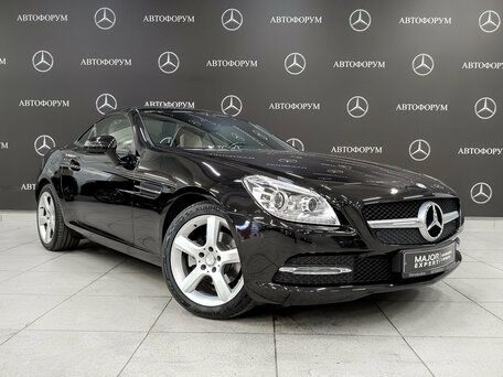 2013 Mercedes-Benz SLK-Класс 200 III (R172), чёрный, 3490000 рублей, вид 4