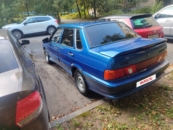 2007 Lada (ВАЗ) 2115, синий, 170000 рублей - вид 4