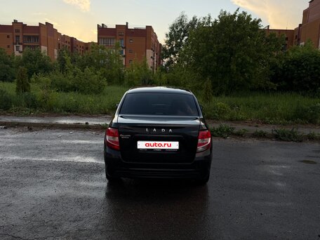 2022 Lada (ВАЗ) Granta I Рестайлинг, чёрный, 697000 рублей, вид 4