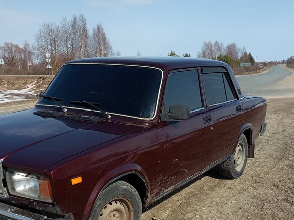 2006 Lada (ВАЗ) 2107, пурпурный, 96000 рублей - вид 6