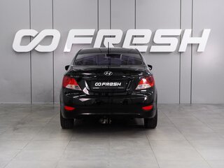 2011 Hyundai Solaris I, чёрный, 799000 рублей, вид 4