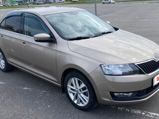 2017 Skoda Rapid I Рестайлинг, бежевый, 1400000 рублей, вид 3
