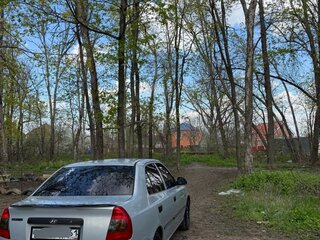 2008 Hyundai Accent ТагАЗ II, серебристый, 450000 рублей, вид 3