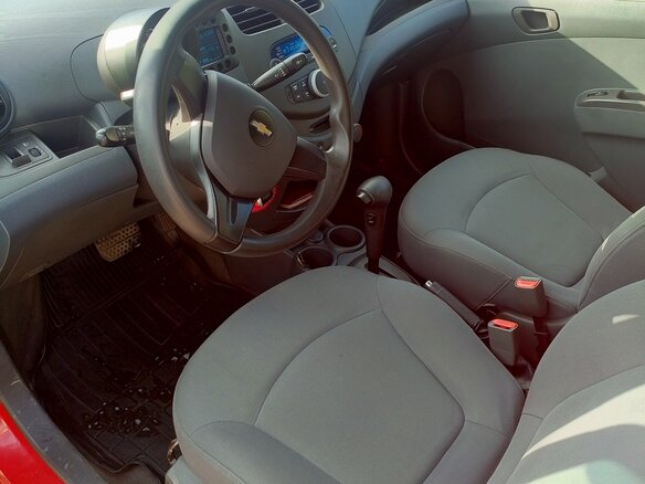 2013 Chevrolet Spark III, красный, 630000 рублей - вид 6