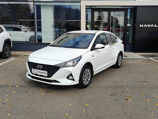 2020 Hyundai Solaris II Рестайлинг, белый, 1209000 рублей, вид 1