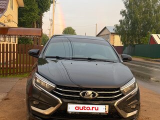 2025 Lada (ВАЗ) Vesta I Рестайлинг (NG), чёрный, 1600000 рублей, вид 2