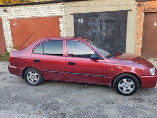 2005 Hyundai Accent ТагАЗ II, красный, 260000 рублей, вид 1